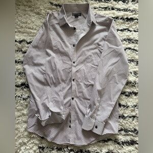 Van Heusen Black and White Patterned Shirt